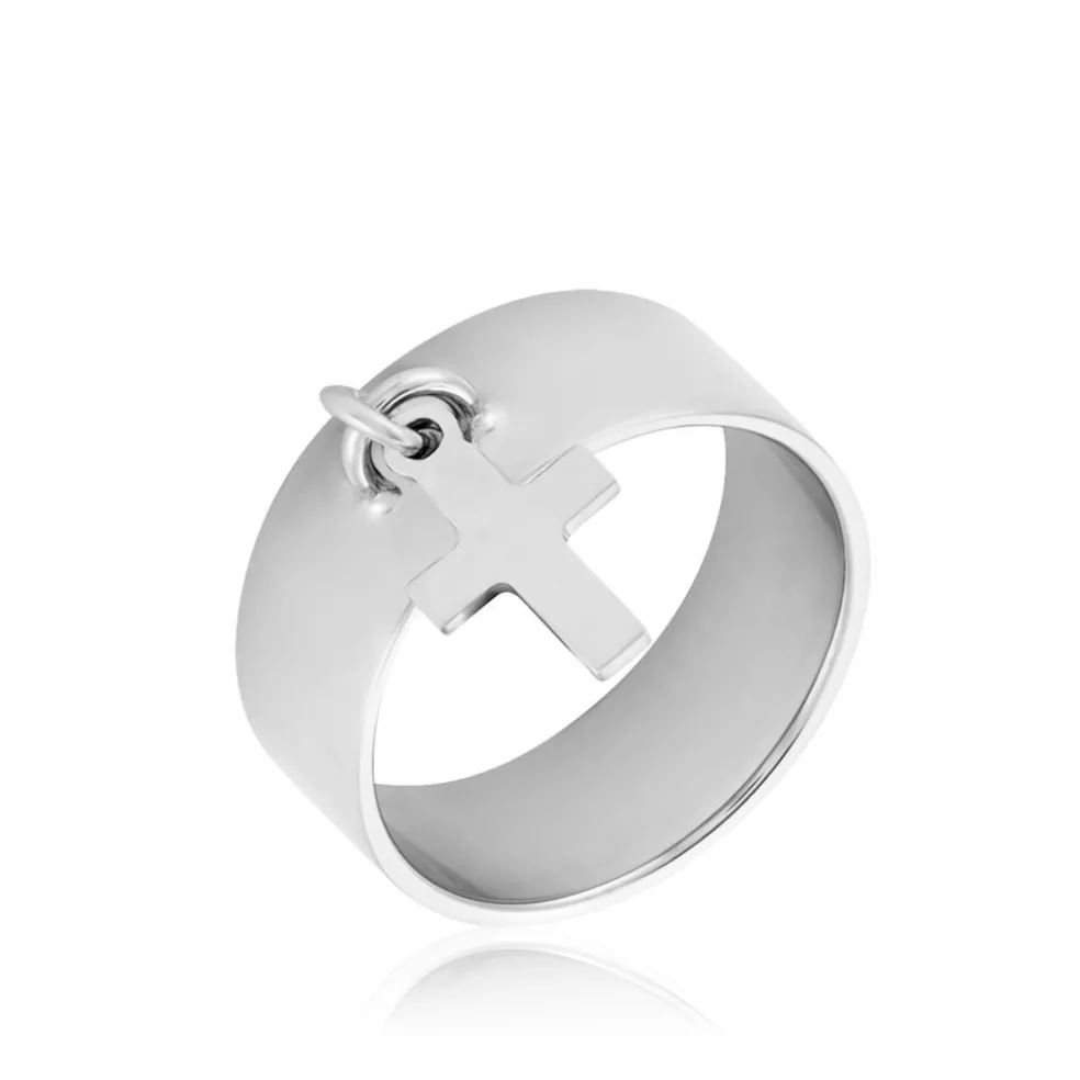 Bague Cecil Argent Blanc