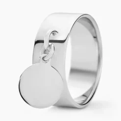 Bague Cecil Argent Blanc