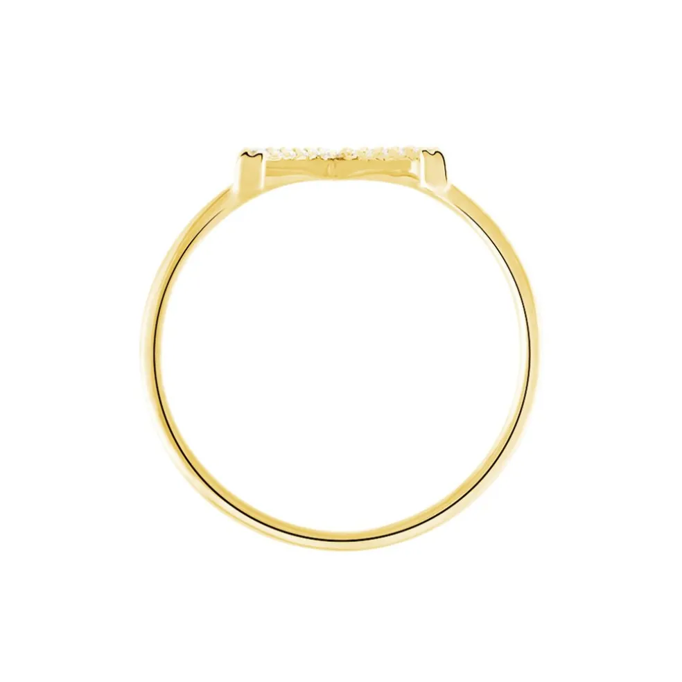 Bague Celene Or Jaune Oxyde De Zirconium