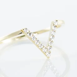 Bague Celene Or Jaune Oxyde De Zirconium