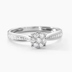 Bague Celia Or Blanc Diamant
