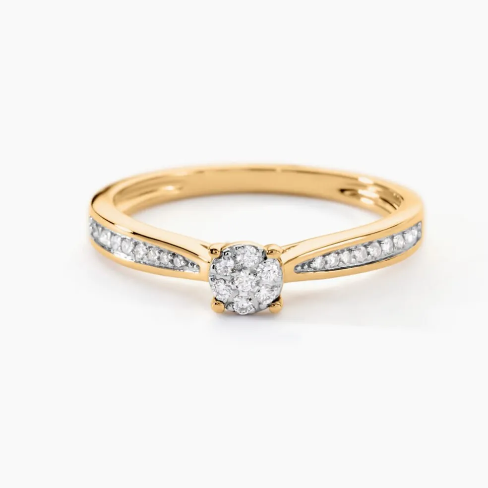 Bague Celia Or Jaune Diamant