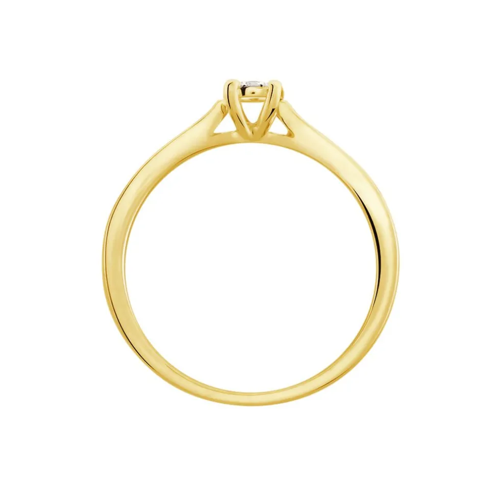Bague Celia Or Jaune Diamant
