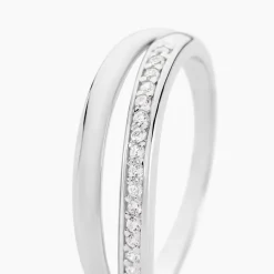 Bague Celimene Argent Blanc Oxyde De Zirconium