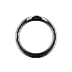 Bague Ceramique X Argent Blanc Oxyde De Zirconium Et Céramique