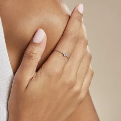 Bague Chaine Rio Selaron Argent Oxyde De Zirconium