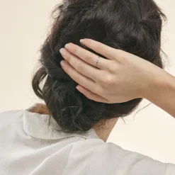 Bague Chamirame Or Blanc Oxyde De Zirconium