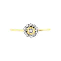 Bague Charletta Or Jaune Diamant