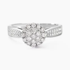 Bague Chou Or Blanc Diamant