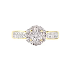 Bague Chou Or Jaune Diamant