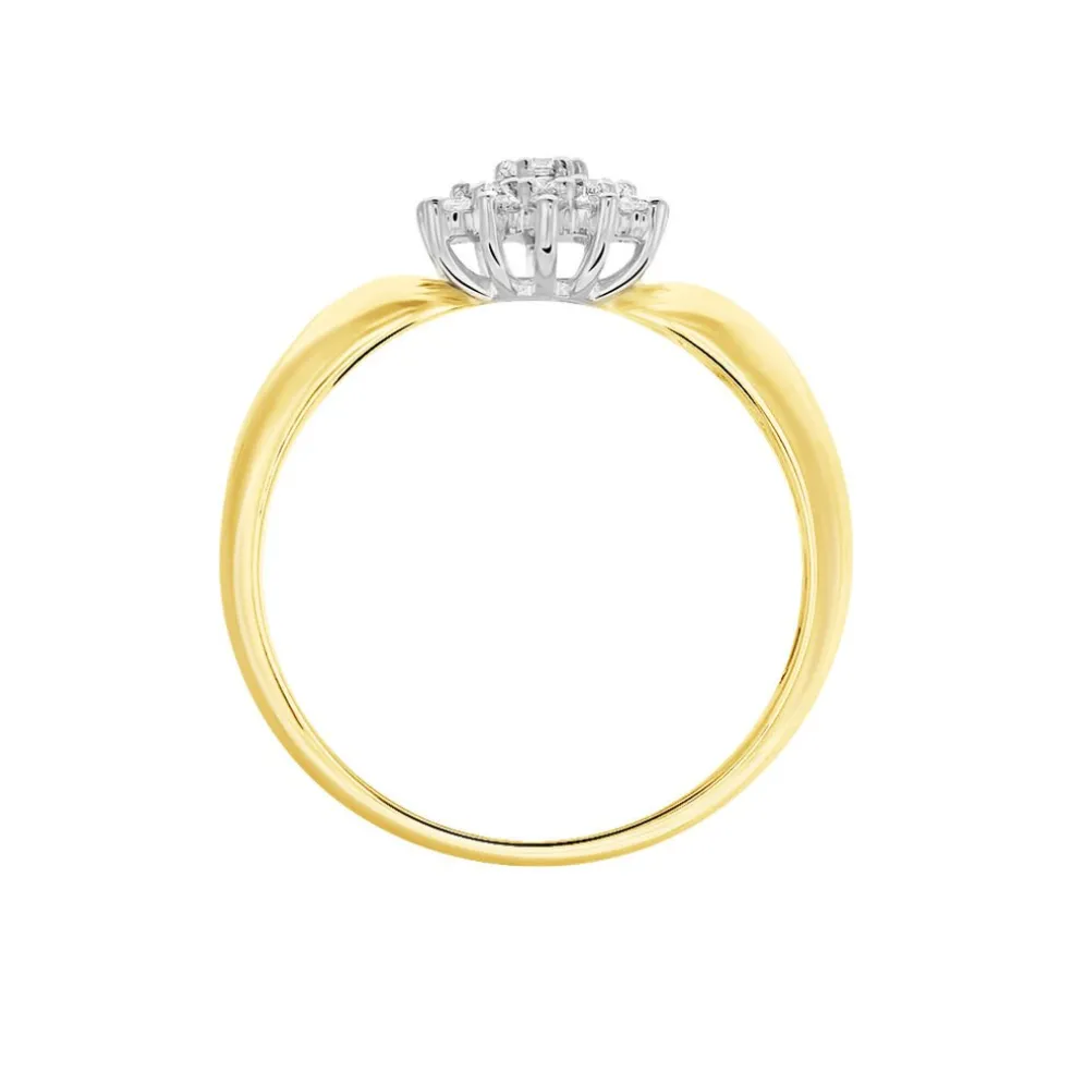 Bague Chou Or Jaune Diamant