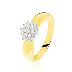 Bague Chou Or Jaune Diamant