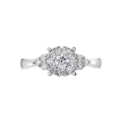 Bague Cierra Platine Blanc Diamant