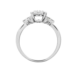 Bague Cierra Platine Blanc Diamant