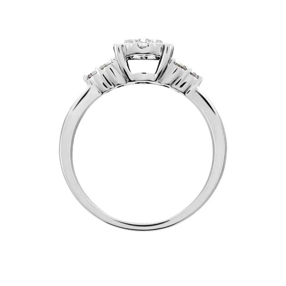 Bague Cierra Platine Blanc Diamant