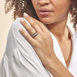 Bague Cihan Or Blanc Diamant