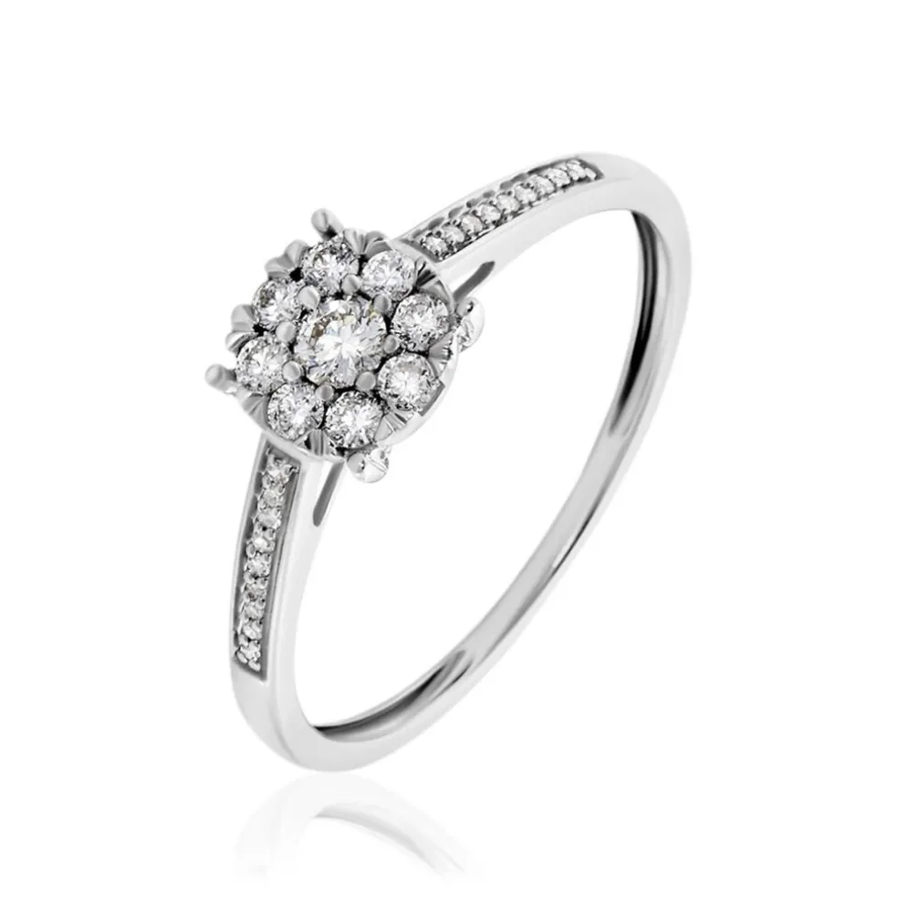 Bague Cilka Or Blanc Diamant