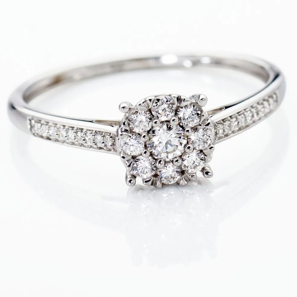 Bague Cilka Or Blanc Diamant
