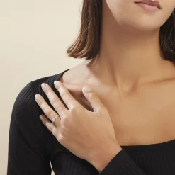 Bague Cilka Or Blanc Diamant