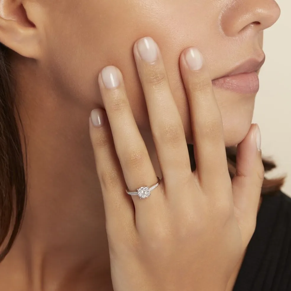 Bague Cilka Or Blanc Diamant