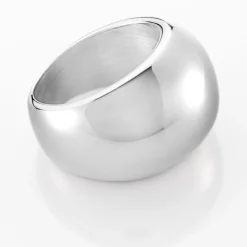 Bague Cleoria Acier Blanc