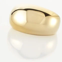 Bague Cleoria Acier Dore