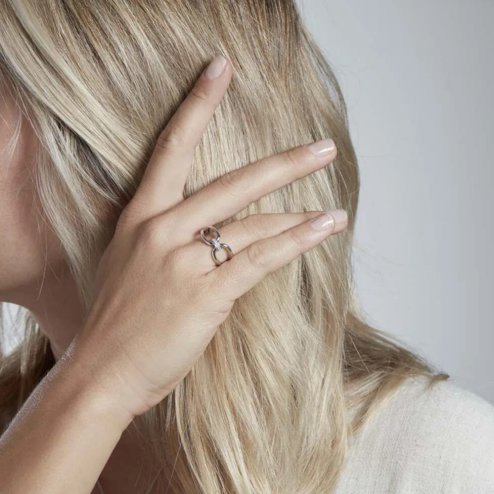 Bague Colas Argent Oxyde De Zirconium