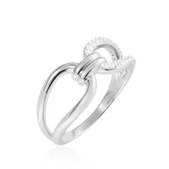 Bague Colas Argent Oxyde De Zirconium