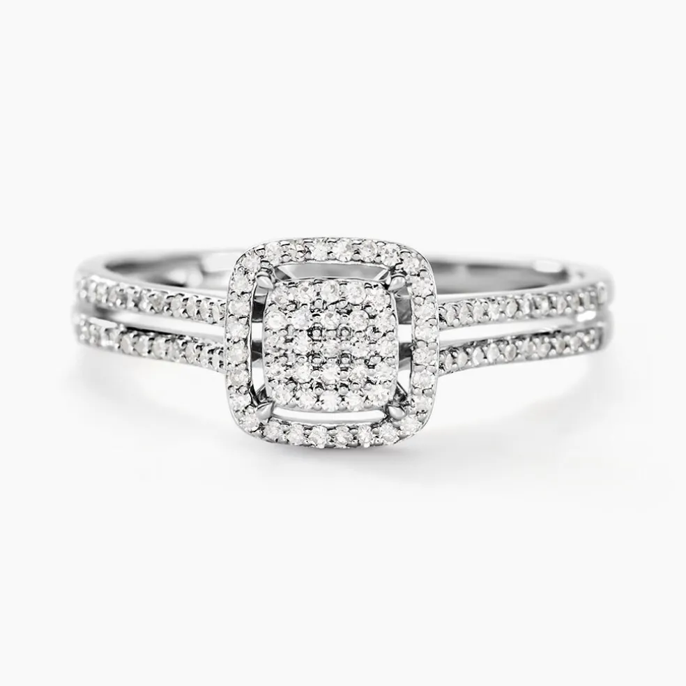 Bague Collection 1986 Or Blanc Diamant