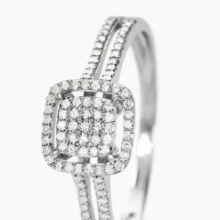 Bague Collection 1986 Or Blanc Diamant