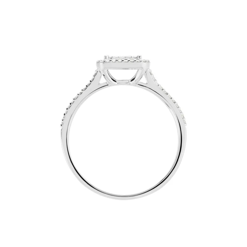 Bague Collection 1986 Or Blanc Diamant