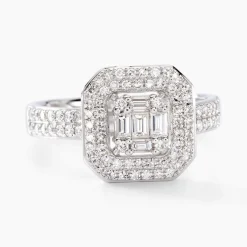 Bague Collection 1986 Or Blanc Diamant