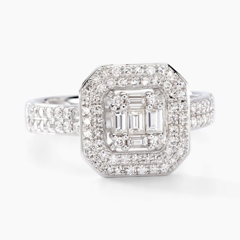 Bague Collection 1986 Or Blanc Diamant