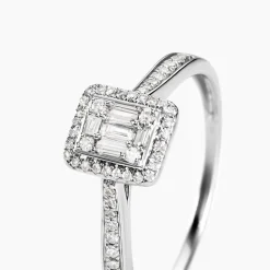 Bague Collection 1986 Or Blanc Diamant