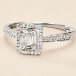 Bague Collection 1986 Or Blanc Diamant