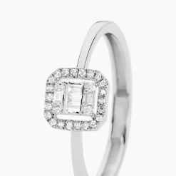 Bague Collection 1986 Or Blanc Diamant