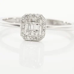 Bague Collection 1986 Or Blanc Diamant