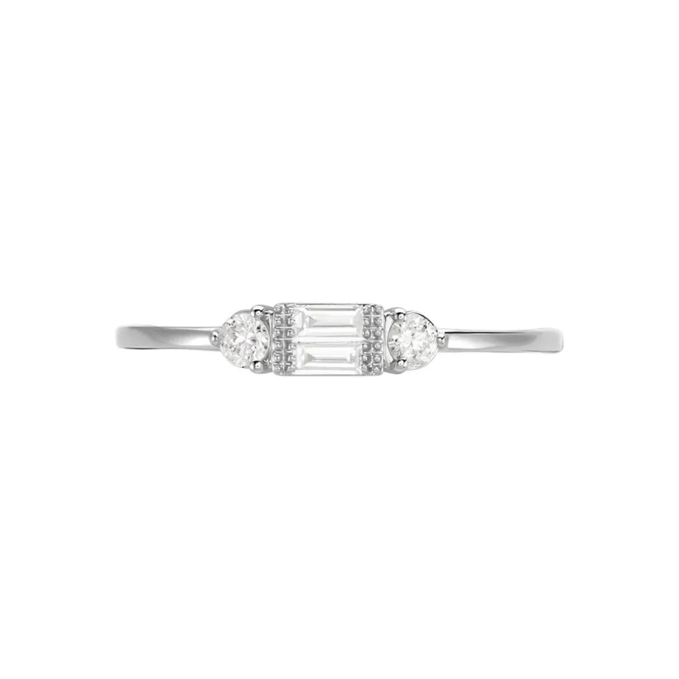 Bague Collection 1986 Or Blanc Diamant