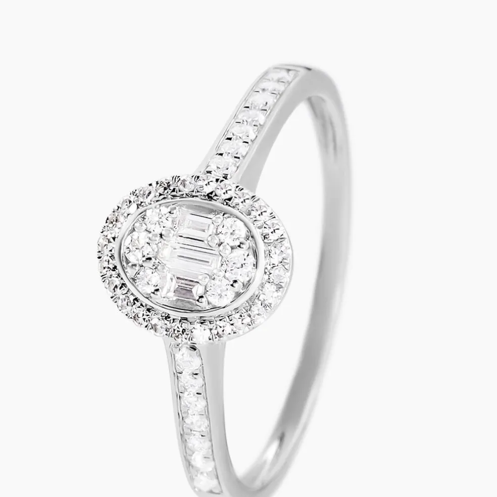 Bague Collection 1986 Or Blanc Diamant
