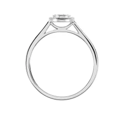 Bague Collection 1986 Or Blanc Diamant