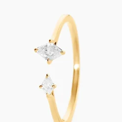 Bague Collection Icone Or Jaune Diamant Synthétique