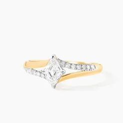 Bague Collection Icone Or Jaune Diamant Synthétique