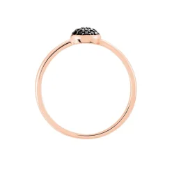 Bague Colline Argent Rose Oxyde De Zirconium