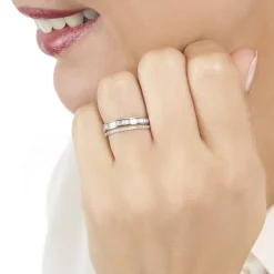 Bague Constance Or Blanc Diamant