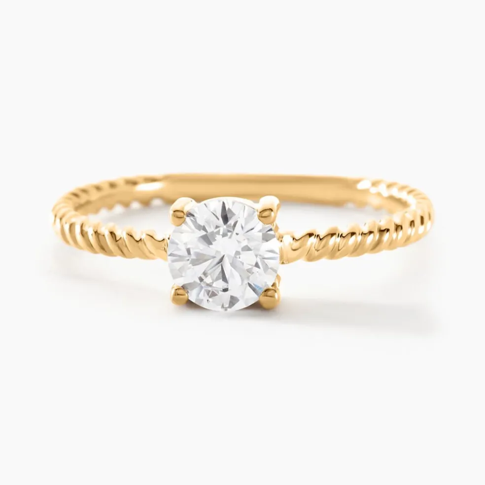 Bague Cymbeline Or Jaune Oxyde De Zirconium