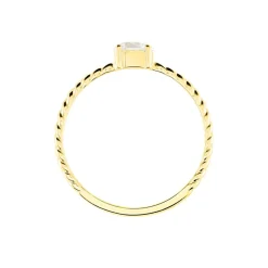Bague Cymbeline Or Jaune Oxyde De Zirconium