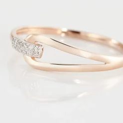 Bague Cyranna Or Rose Diamant