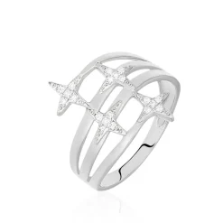 Bague Danilana Or Blanc Diamant