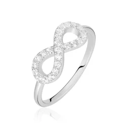 Bague Davila Argent Blanc Oxyde De Zirconium