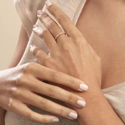 Bague Davila Or Rose Oxyde De Zirconium